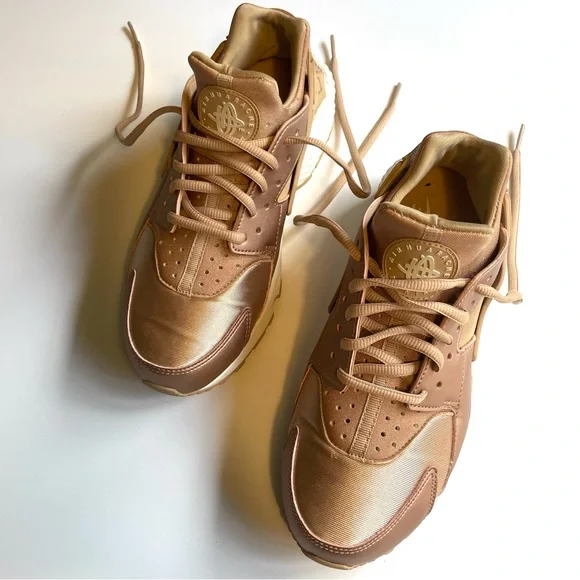 Rose Gold Nike Air Huarache Run Gold Pearl Rose Gold Huaraches Sale